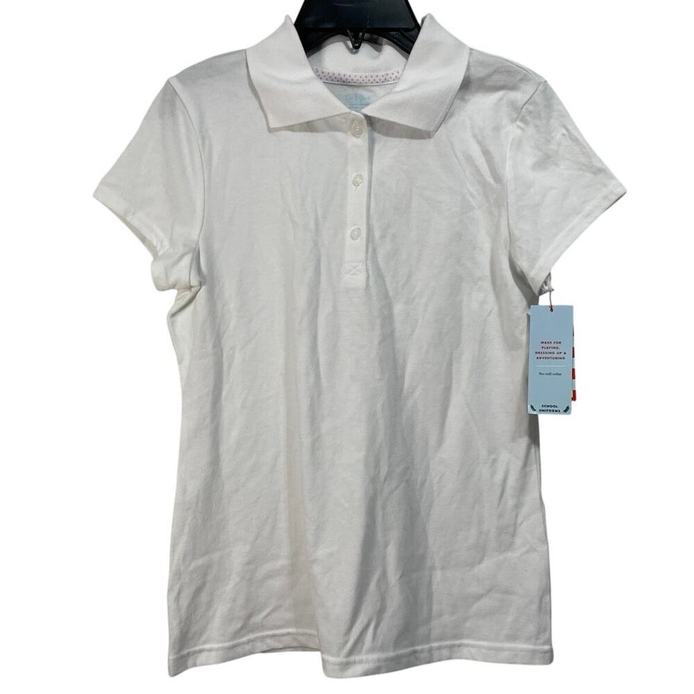 Cat & Jack Girl's XL White Polo